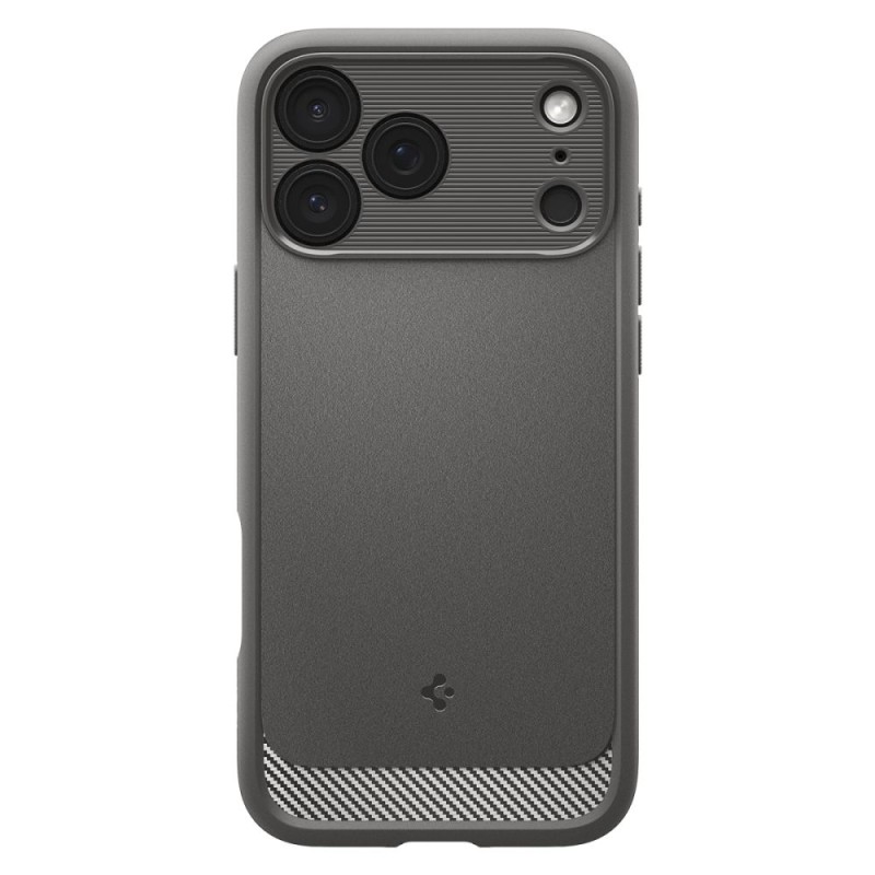 SPIGEN Rugged Armor MagSafe силиконов кейс за iPhone 17 Pro Grey - SPIGEN Rugged Armor MagSafe силиконов кейс за iPhone 17 Pro Grey - 8800283314625-ACS10330
