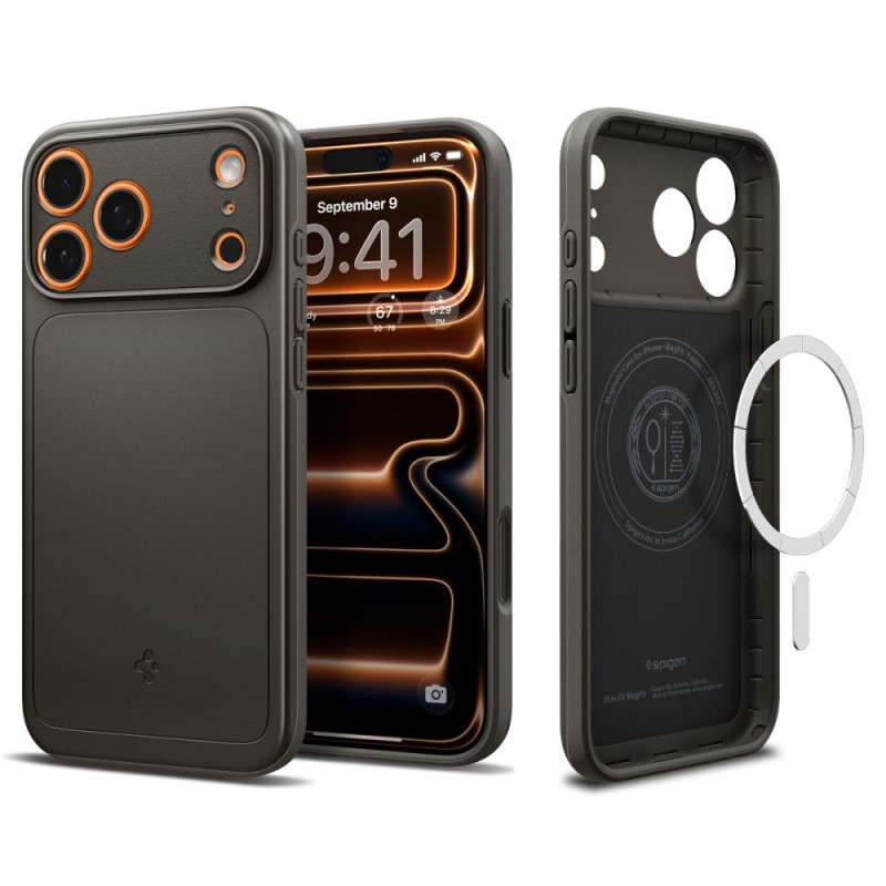 Spigen Thin Fit Mag MagSafe iPhone 17 Pro Gunmetal (ACS10341) - 8800283314731-ACS10341