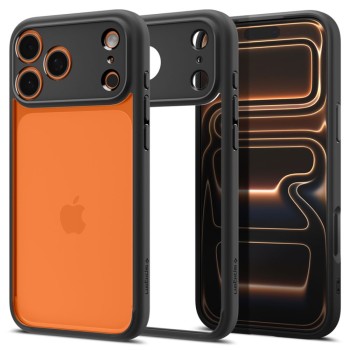 SPIGEN ULTRA HYBRID за iPhone 17 Pro – матово черно