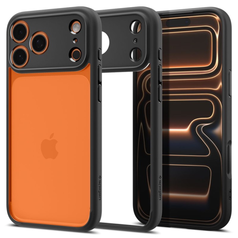 SPIGEN ULTRA HYBRID за iPhone 17 Pro – матово черно - SPIGEN ULTRA HYBRID за iPhone 17 Pro – матово черно - 8800283314755-ACS10343
