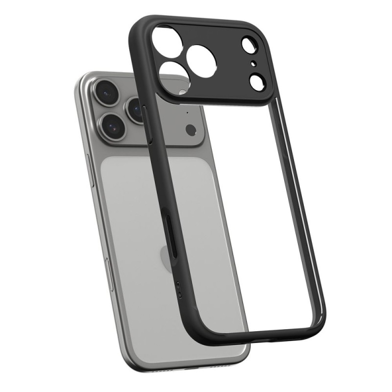 SPIGEN ULTRA HYBRID за iPhone 17 Pro – матово черно - SPIGEN ULTRA HYBRID за iPhone 17 Pro – матово черно - 8800283314755-ACS10343