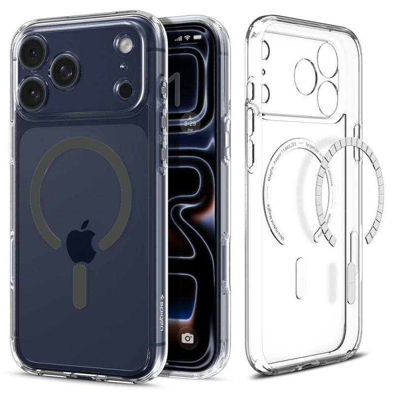 SPIGEN ULTRA HYBRID MAGSAFE iPhone 17 PRO Clear/Graphite (ACS10347) - 8800283314793-ACS10347