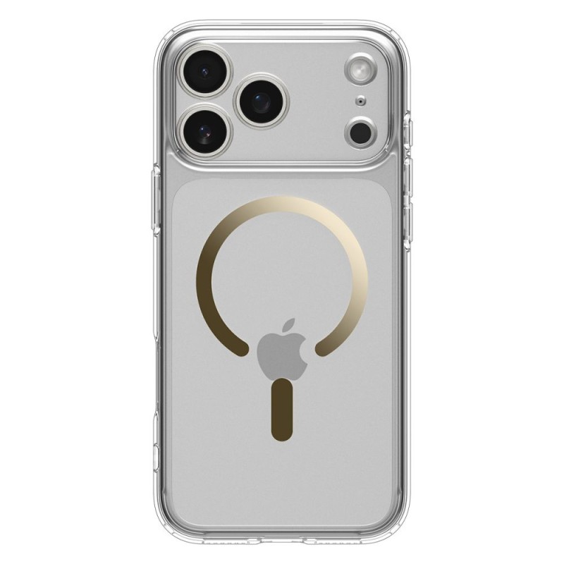 Spigen Ultra Hybrid Magsafe за iPhone 17 Pro – прозрачно/златисто - Spigen Ultra Hybrid Magsafe за iPhone 17 Pro – прозрачно/златисто - 8800283314809-ACS10348