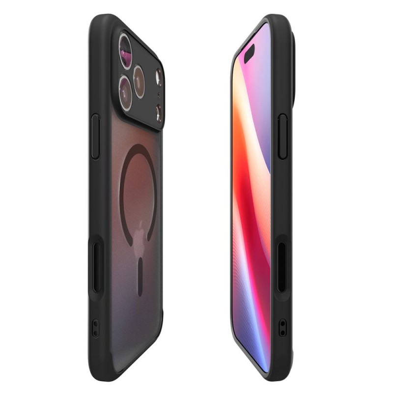 SPIGEN ULTRA HYBRID MagSafe кейс за iPhone 17 Pro, Frost Black - SPIGEN ULTRA HYBRID MagSafe кейс за iPhone 17 Pro, Frost Black - 8800283314816-ACS10349