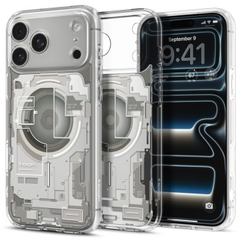 Spigen Ultra Hybrid Magsafe за iPhone 17 Pro – Zero One Natural Titanium (ACS10352)