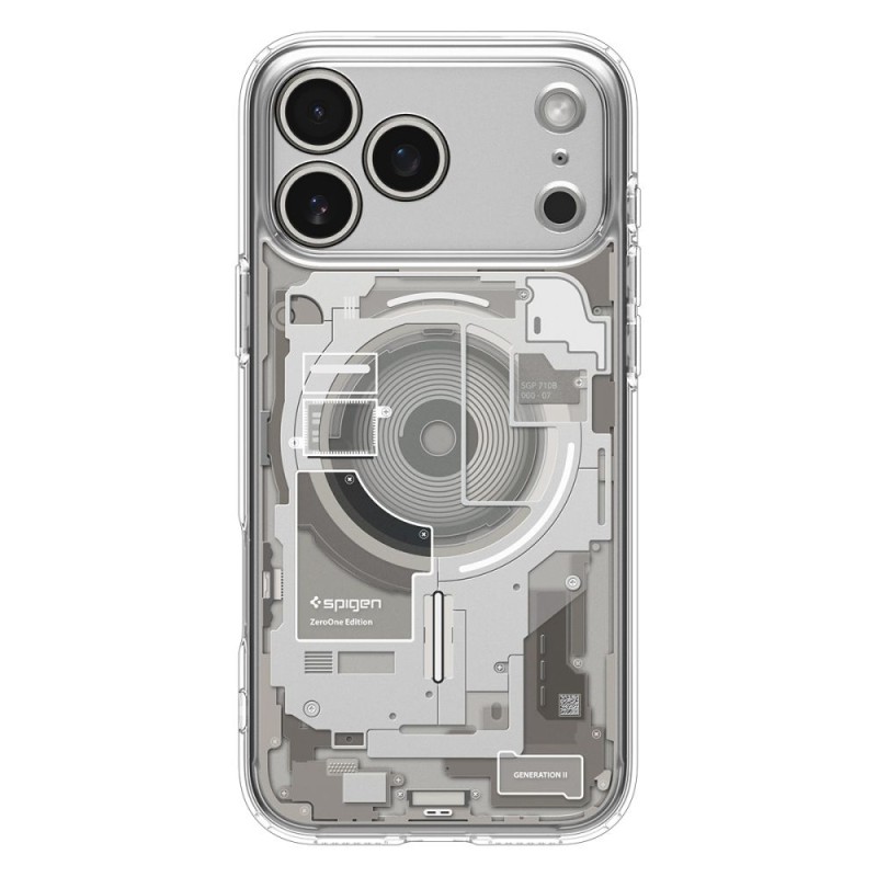 Spigen Ultra Hybrid Magsafe за iPhone 17 Pro – Zero One Natural Titanium (ACS10352) - Spigen Ultra Hybrid Magsafe за iPhone 17 Pro – Zero One Natural Titanium (ACS10352) - 8800283314847-ACS10352