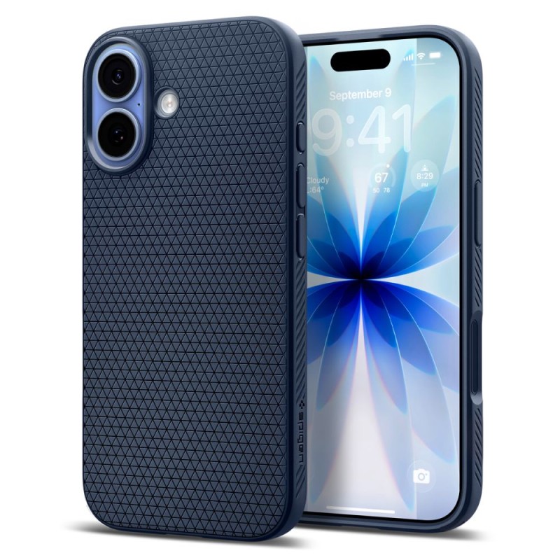 Spigen Liquid Air за iPhone 17 Navy Blue (ACS10370) - Spigen Liquid Air за iPhone 17 Navy Blue (ACS10370) - 8800283315028-ACS10370
