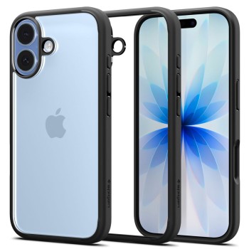 Spigen Ultra Hybrid за iPhone 17 (матово черно) Spigen Ultra Hybrid за iPhone 17 (матово черно)