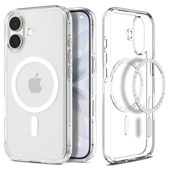 Spigen Ultra Hybrid MagSafe iPhone 17 Clear/White (SKU 8800283315127-ACS10380)