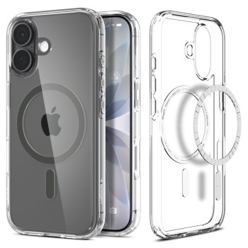 SPIGEN ULTRA HYBRID MAGSAFE iPhone 17 Clear/Graphite
