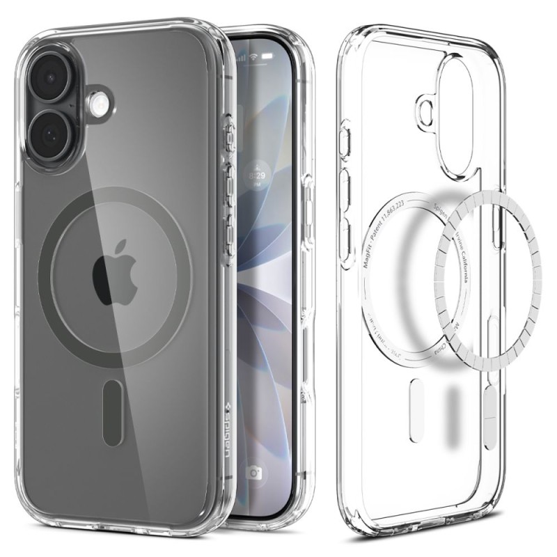 SPIGEN ULTRA HYBRID MAGSAFE iPhone 17 Clear/Graphite - SPIGEN ULTRA HYBRID MAGSAFE iPhone 17 Clear/Graphite - 8800283315134-ACS10381