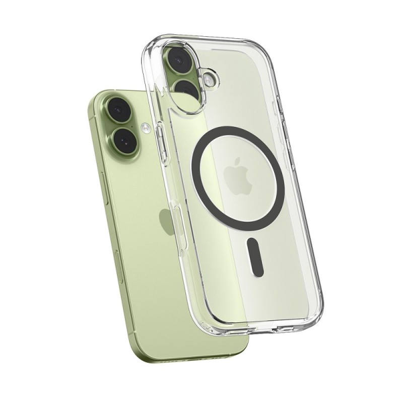 SPIGEN ULTRA HYBRID MAGSAFE iPhone 17 Clear/Graphite - SPIGEN ULTRA HYBRID MAGSAFE iPhone 17 Clear/Graphite - 8800283315134-ACS10381