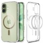Spigen Ultra Hybrid MagSafe за iPhone 17 Clear/Gold (ACS10382)
