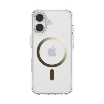 Spigen Ultra Hybrid MagSafe за iPhone 17 Clear/Gold (ACS10382)