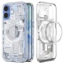 Spigen Ultra Hybrid с MagSafe за iPhone 17 – Zero One, бял