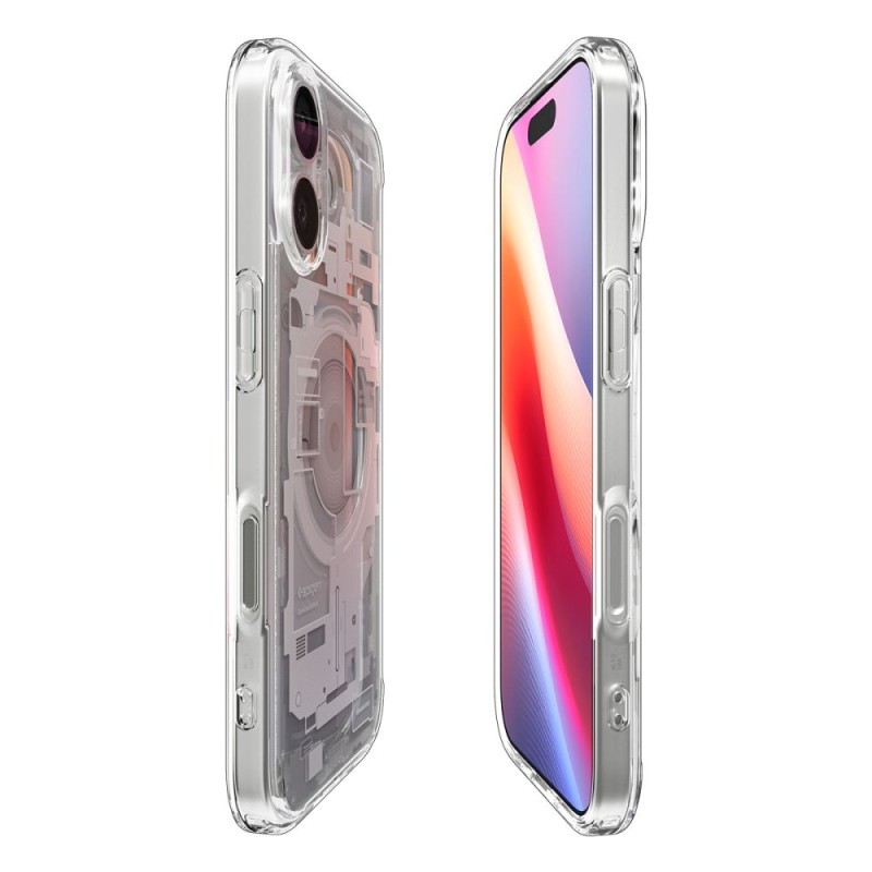 Spigen Ultra Hybrid с MagSafe за iPhone 17 – Zero One, бял - Spigen Ultra Hybrid с MagSafe за iPhone 17 – Zero One, бял - 8800283315172-ACS10385