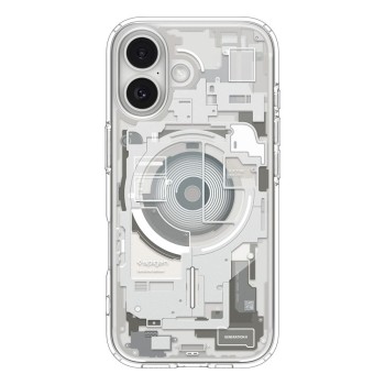 Spigen Ultra Hybrid Magsafe за iPhone 17 – Zero One Natural Titanium (ACS10386)