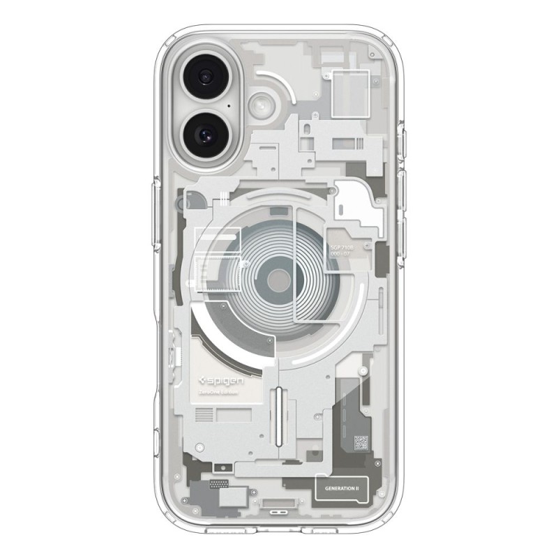 Spigen Ultra Hybrid Magsafe за iPhone 17 – Zero One Natural Titanium (ACS10386) - Spigen Ultra Hybrid Magsafe за iPhone 17 – Zero One Natural Titanium (ACS10386) - 8800283315189-ACS10386
