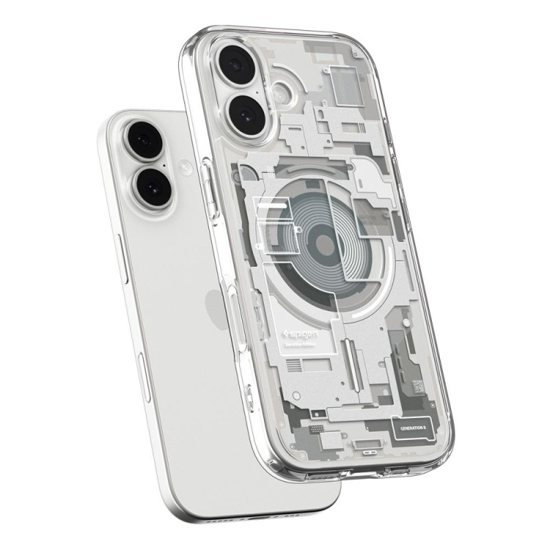 Spigen Ultra Hybrid Magsafe за iPhone 17 – Zero One Natural Titanium (ACS10386) - Spigen Ultra Hybrid Magsafe за iPhone 17 – Zero One Natural Titanium (ACS10386) - 8800283315189-ACS10386