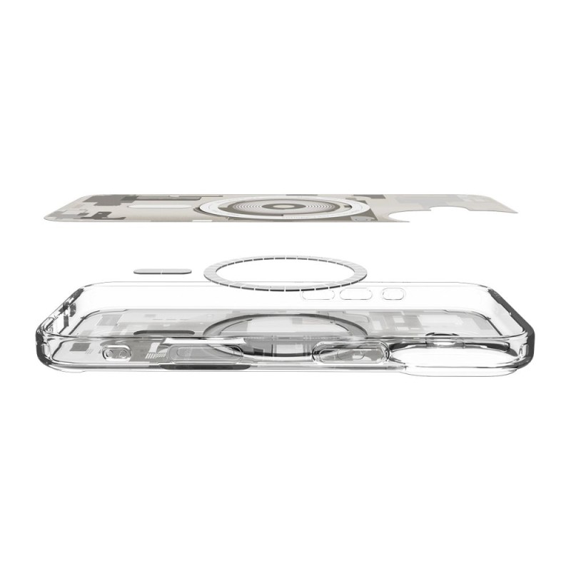 Spigen Ultra Hybrid Magsafe за iPhone 17 – Zero One Natural Titanium (ACS10386) - Spigen Ultra Hybrid Magsafe за iPhone 17 – Zero One Natural Titanium (ACS10386) - 8800283315189-ACS10386