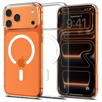 Spigen Liquid Crystal MagSafe за iPhone 17 Pro (прозрачно/бяло)
