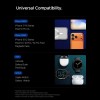 Spigen EF323MQ Essential 3в1 магнитно MagSafe безжично зарядно 25W Qi2.2 (черно) - 8800283315301-ACH10398