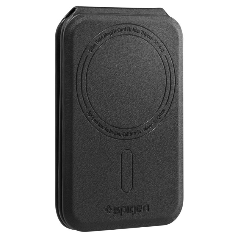 SPIGEN S314-2 Slim Fold Tripod MagSafe универсален магнитен държач/калъф за карти BLACK - SPIGEN S314-2 Slim Fold Tripod MagSafe универсален магнитен държач/калъф за карти BLACK - 8800283315387-AFA10406