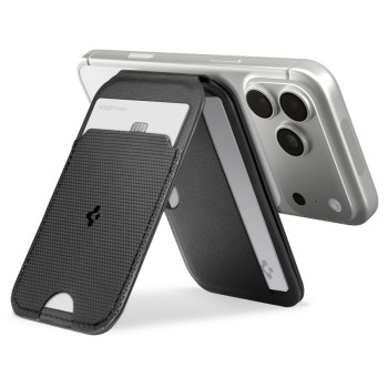 SPIGEN S314-2 Slim Fold Tripod MagSafe универсален магнитен държач/калъф за карти BLACK SPIGEN S314-2 Slim Fold Tripod MagSafe универсален магнитен държач/калъф за карти BLACK
