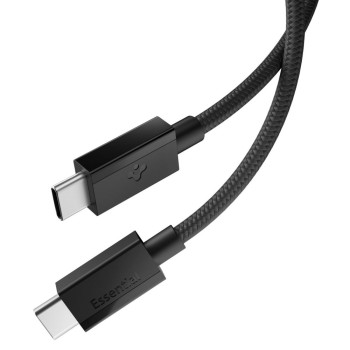 SPIGEN EB6015CC Essential USB-C към USB-C кабел 60W 150 см черен