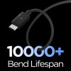 SPIGEN EB6015CC Essential USB-C към USB-C кабел 60W 150 см черен - SPIGEN EB6015CC Essential USB-C към USB-C кабел 60W 150 см черен - 8800283315493-ACA10417