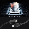 SPIGEN EB6015CC Essential USB-C към USB-C кабел 60W 150 см черен - SPIGEN EB6015CC Essential USB-C към USB-C кабел 60W 150 см черен - 8800283315493-ACA10417