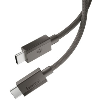 SPIGEN EB6015CC Essential USB-C към USB-C кабел 60W 150 см Gunmetal