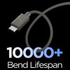 SPIGEN EB6015CC Essential USB-C към USB-C кабел 60W 150 см Gunmetal - SPIGEN EB6015CC Essential USB-C към USB-C кабел 60W 150 см Gunmetal - 8800283315509-ACA10418