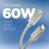 Spigen EB6015CC Essential USB-C кабел 60W 150 см Natural Titanium - Spigen EB6015CC Essential USB-C кабел 60W 150 см Natural Titanium - 8800283315516-ACA10419
