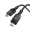 SPIGEN Essential EB24015CC кабел USB-C към USB-C 240W, 150 см, черен - SPIGEN Essential EB24015CC кабел USB-C към USB-C 240W, 150 см, черен - 8800283315554-ACA10423
