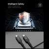 SPIGEN Essential EB24015CC кабел USB-C към USB-C 240W, 150 см, черен - SPIGEN Essential EB24015CC кабел USB-C към USB-C 240W, 150 см, черен - 8800283315554-ACA10423