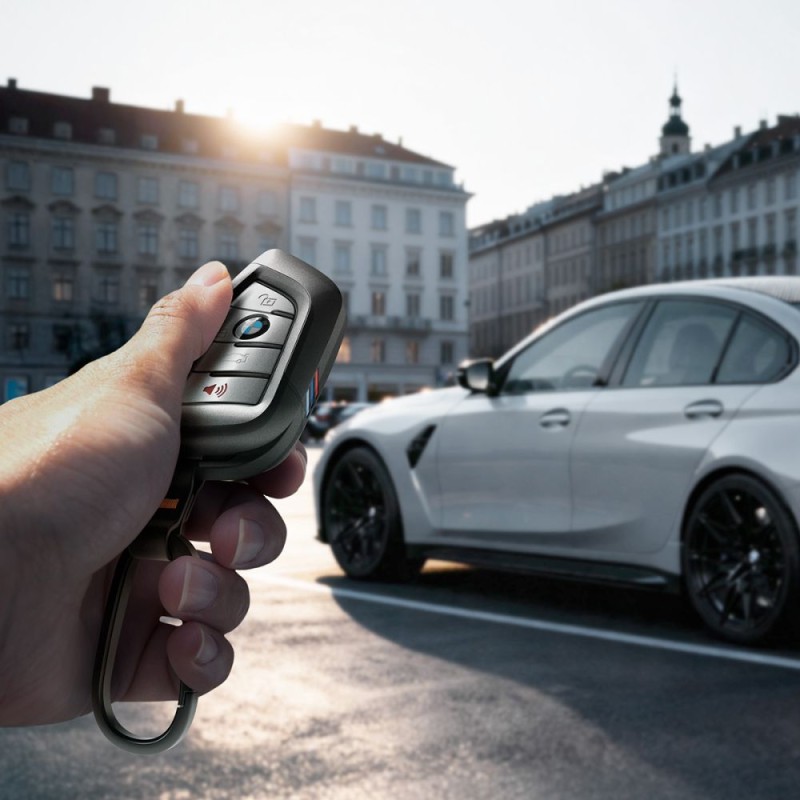 SPIGEN BK100 Кейс за автомобилен ключ BMW, черен - SPIGEN BK100 Кейс за автомобилен ключ BMW, черен - 8800283315578-ACS10425