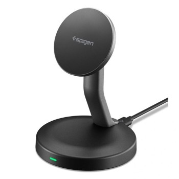 SPIGEN EF151MS Essential магнитно MagSafe безжично зарядно 15W Black
