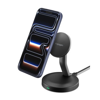 SPIGEN EF151MS Essential магнитно MagSafe безжично зарядно 15W Black