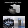 SPIGEN EE472EU-GAN Essential 2-портово мрежово зарядно 47W Gunmetal (USB-C) - 8800283315820-ACH10450