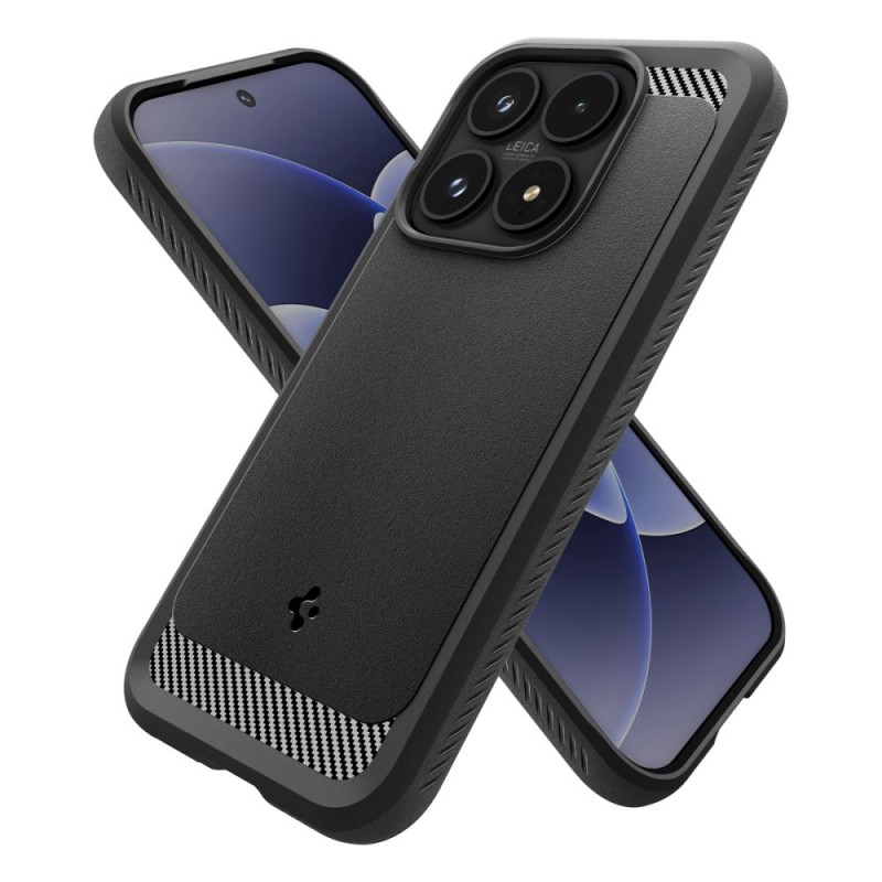 Spigen Rugged Armor за Xiaomi 17 (Matte Black) - Spigen Rugged Armor за Xiaomi 17 (Matte Black) - 8800283315905-ACS10458
