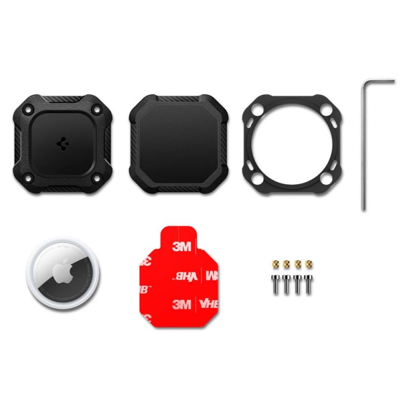 Spigen Tough Armor 4-pack за Apple AirTag 1/2 (Black) - 8800283315967-ACS10464