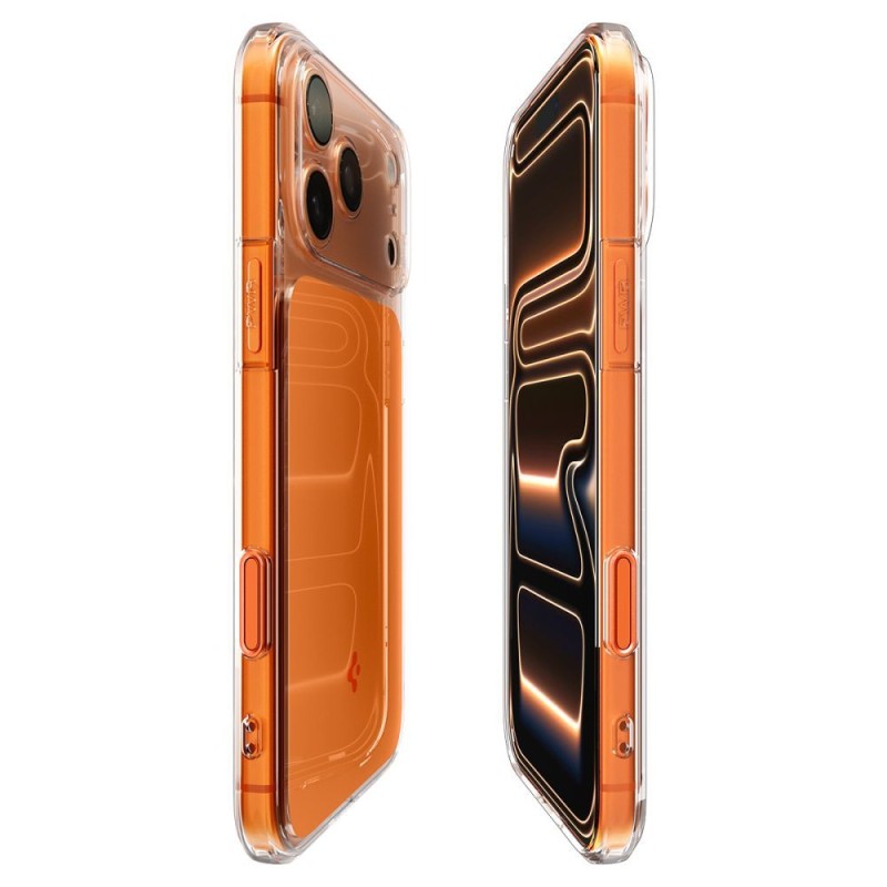 Spigen Ultra Hybrid „T” Magsafe iPhone 17 Pro – лъскав оранжев калъф - 8800283316094-ACS10477