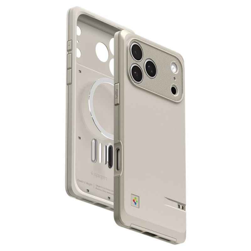 SPIGEN Classic LS MagSafe iPhone 17 Pro Max Stone (бежева) - SPIGEN Classic LS MagSafe iPhone 17 Pro Max Stone (бежева) - 8800283316100-ACS10478