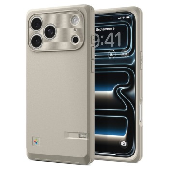 Spigen Classic LS MagSafe за iPhone 17 Pro – Stone (бежов)