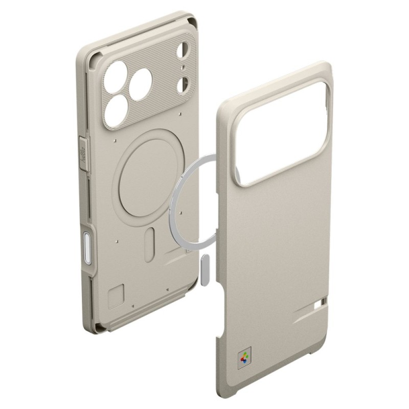 Spigen Classic LS MagSafe за iPhone 17 Pro – Stone (бежов) - Spigen Classic LS MagSafe за iPhone 17 Pro – Stone (бежов) - 8800283316117-ACS10479