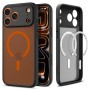 SPIGEN ULTRA HYBRID MagSafe iPhone 17 Pro Max Frost Black/Orange (ACS10482)
