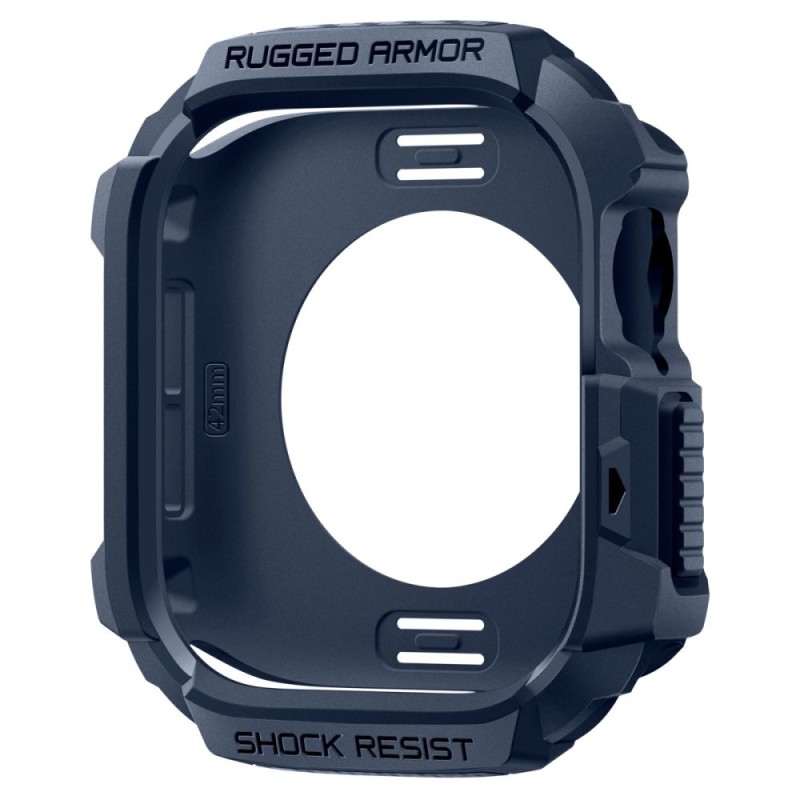 Spigen Rugged Armor V2 за Apple Watch 10 / 11 (42 мм) Navy Blue - Spigen Rugged Armor V2 за Apple Watch 10 / 11 (42 мм) Navy Blue - 8800283316247-ACS10492