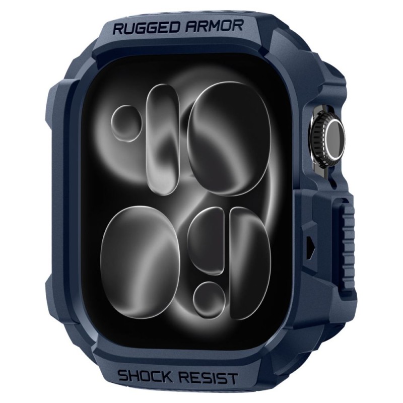Spigen Rugged Armor V2 за Apple Watch 10 / 11 (42 мм) Navy Blue - Spigen Rugged Armor V2 за Apple Watch 10 / 11 (42 мм) Navy Blue - 8800283316247-ACS10492
