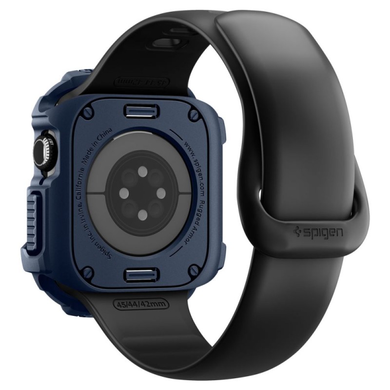 Spigen Rugged Armor V2 за Apple Watch 10 / 11 (42 мм) Navy Blue - Spigen Rugged Armor V2 за Apple Watch 10 / 11 (42 мм) Navy Blue - 8800283316247-ACS10492